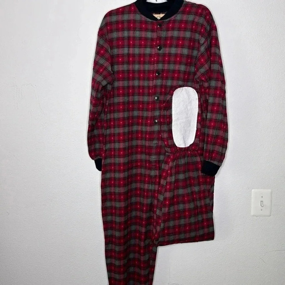 Bigfeet men Pajamas size Large with feet NWOT - Picture 2 of 9